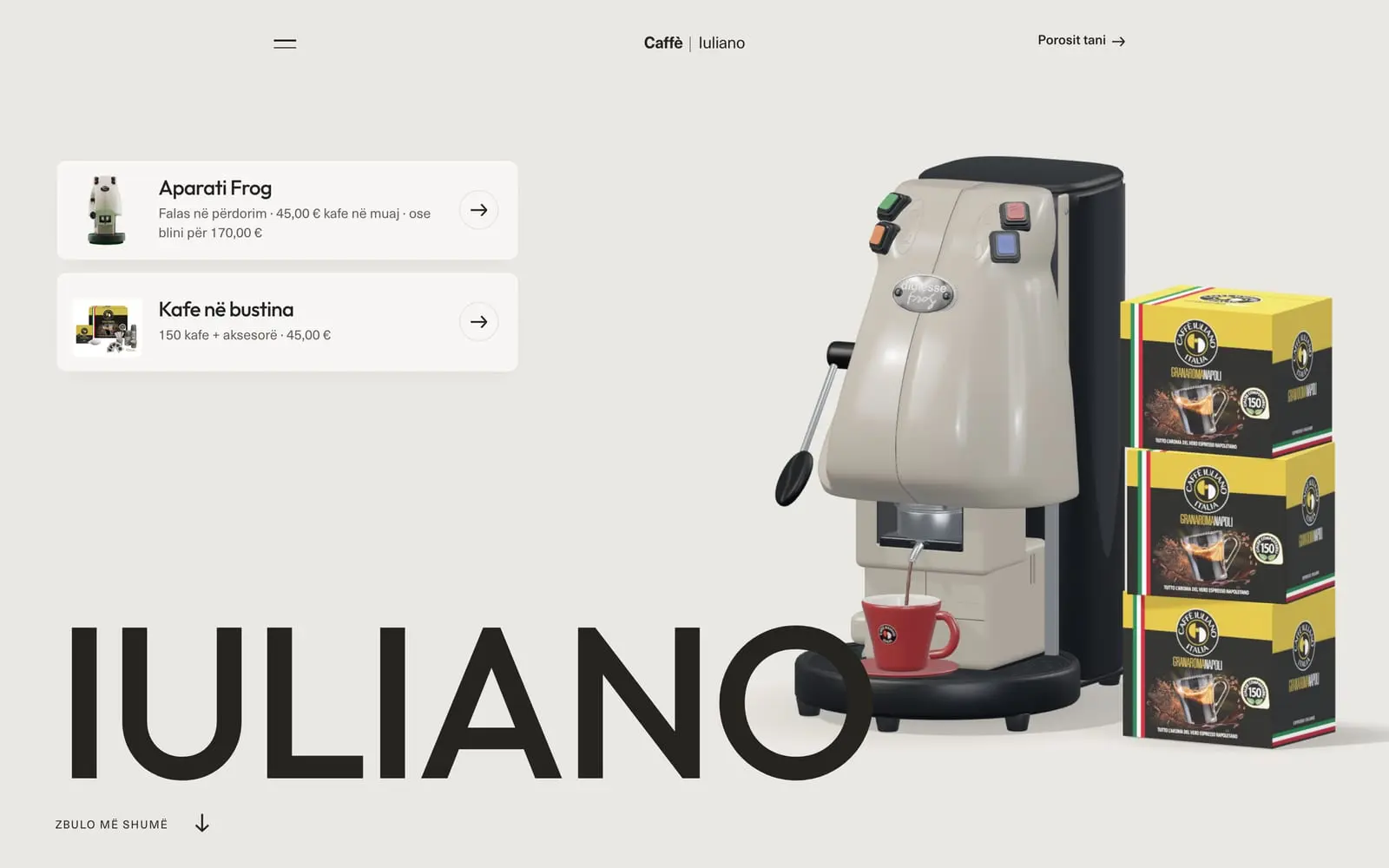 Caffè Iuliano, site view