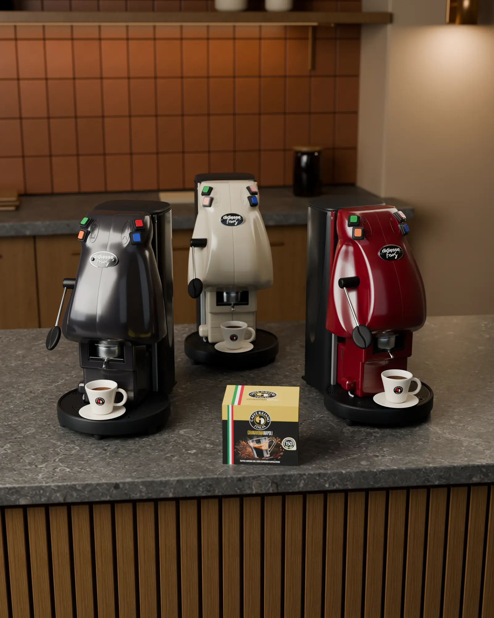 Caffè Iuliano, render of the 3D model