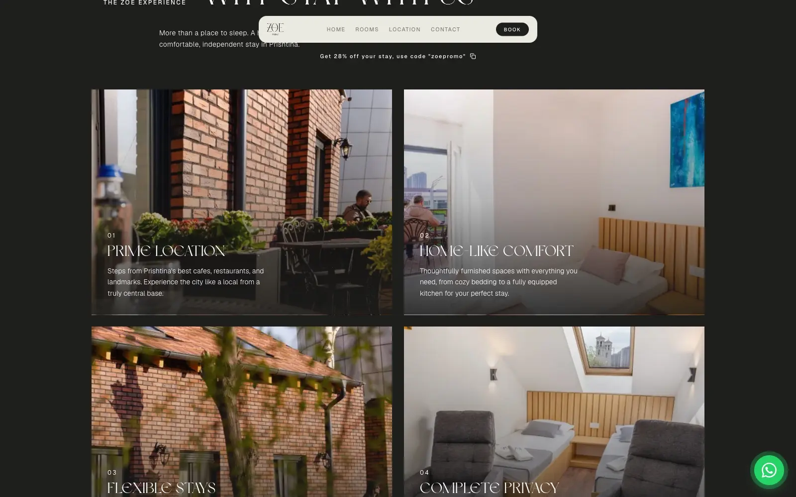 ZOE Hotel, site view