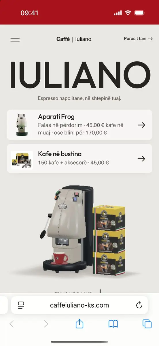 Caffè Iuliano, site view