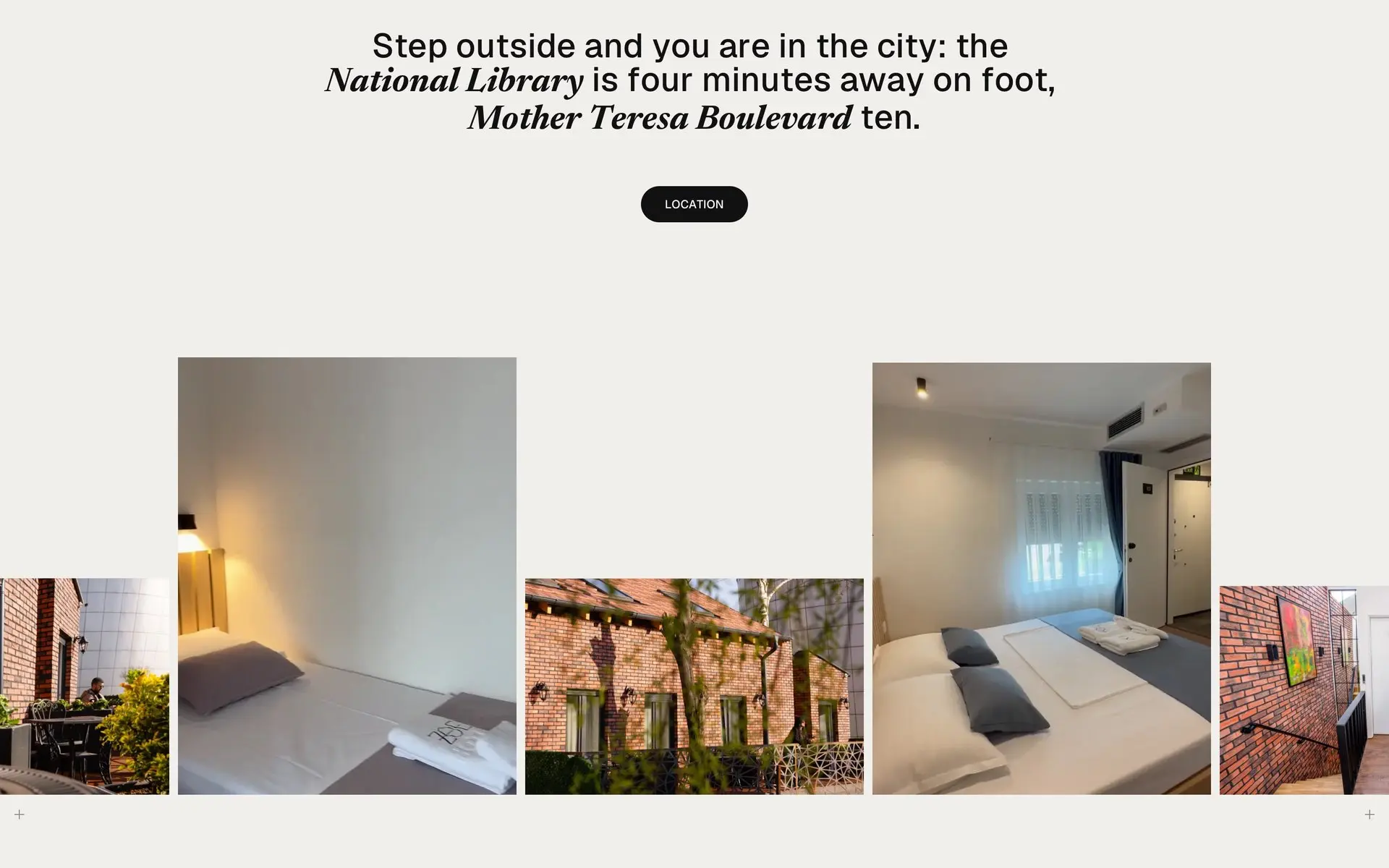 ZOE Hotel, site view